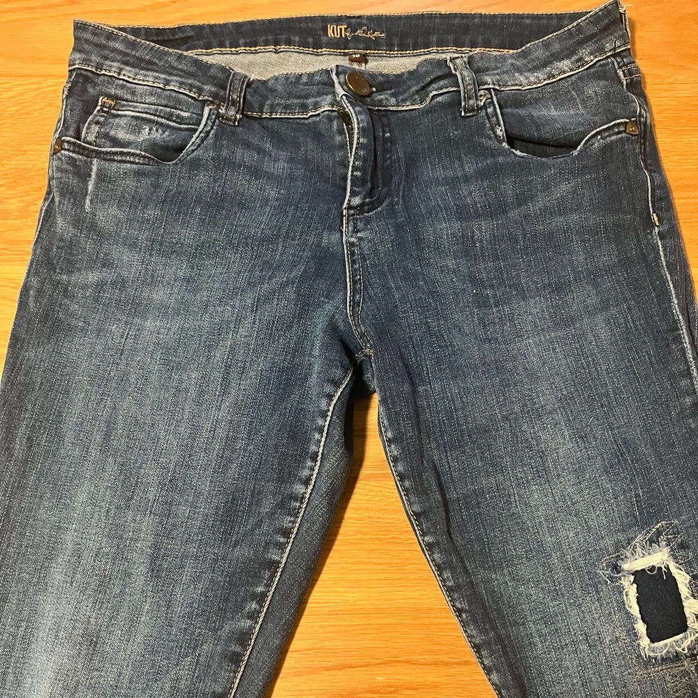 Kut from the cloth skinny distressed Jean size 10